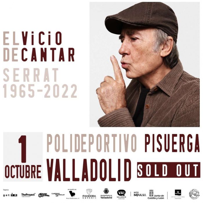 JOAN MANUEL SERRAT «EL VICIO DE CANTAR» gira de despedida