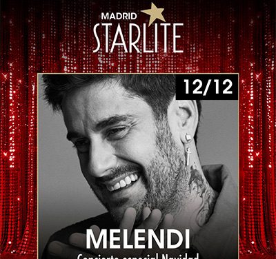 Melendi celebra su concierto de Navidad en Starlite Madrid
