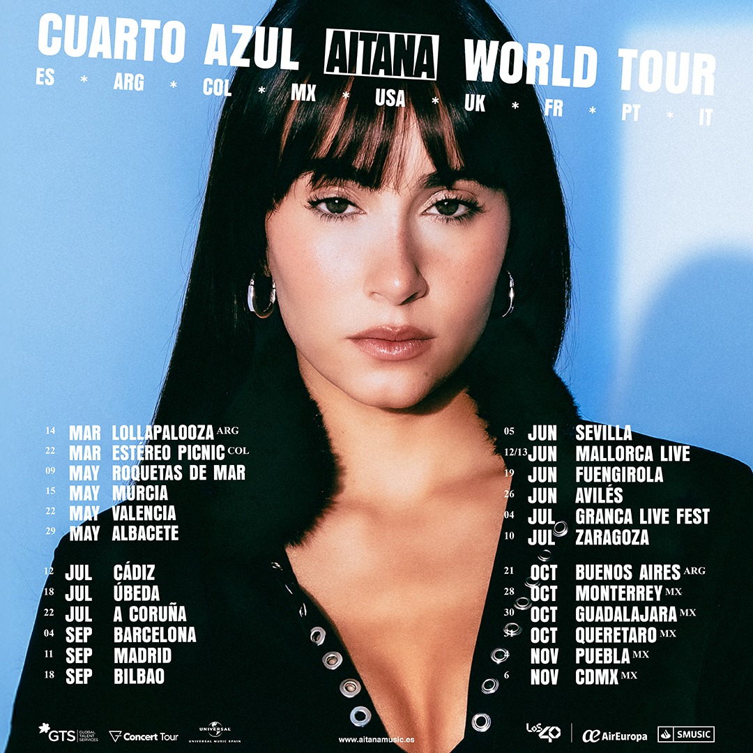 Aitana Anuncia Su Gira Mundial Cuarto Azul World Tour Diario De 